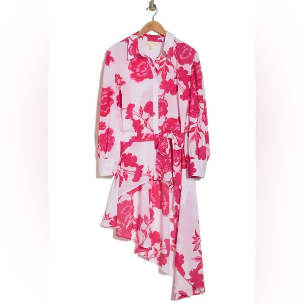 NWT By Design Asymmetrical Floral Blouse